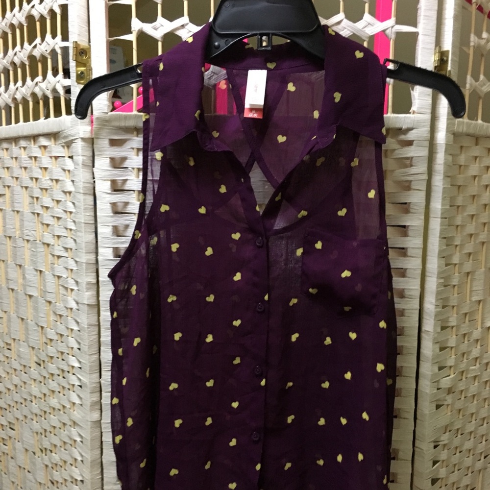 HEART ❤️ BLOUSE - Picture 1 of 6
